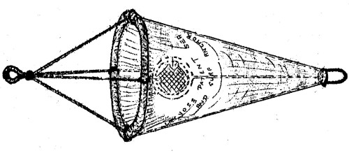 "Captain Voss Patent Sea And Surf Anchor." From a hand sketch believed to be Voss's own. (Courtesy of the Maritime Museum of British Columbia).